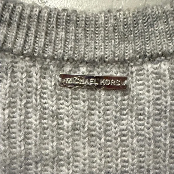 MICHAEL Michael Kors Gray Crewneck Sweater Small - Picture 8 of 9